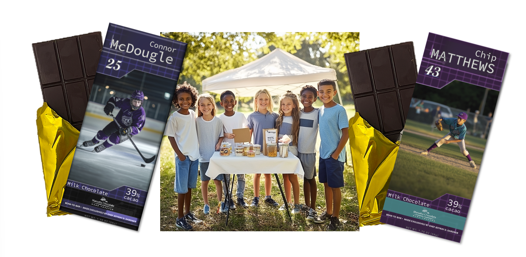 From the Kitchen to the Rink: How a Chocolate Bar Became a Fundraiser