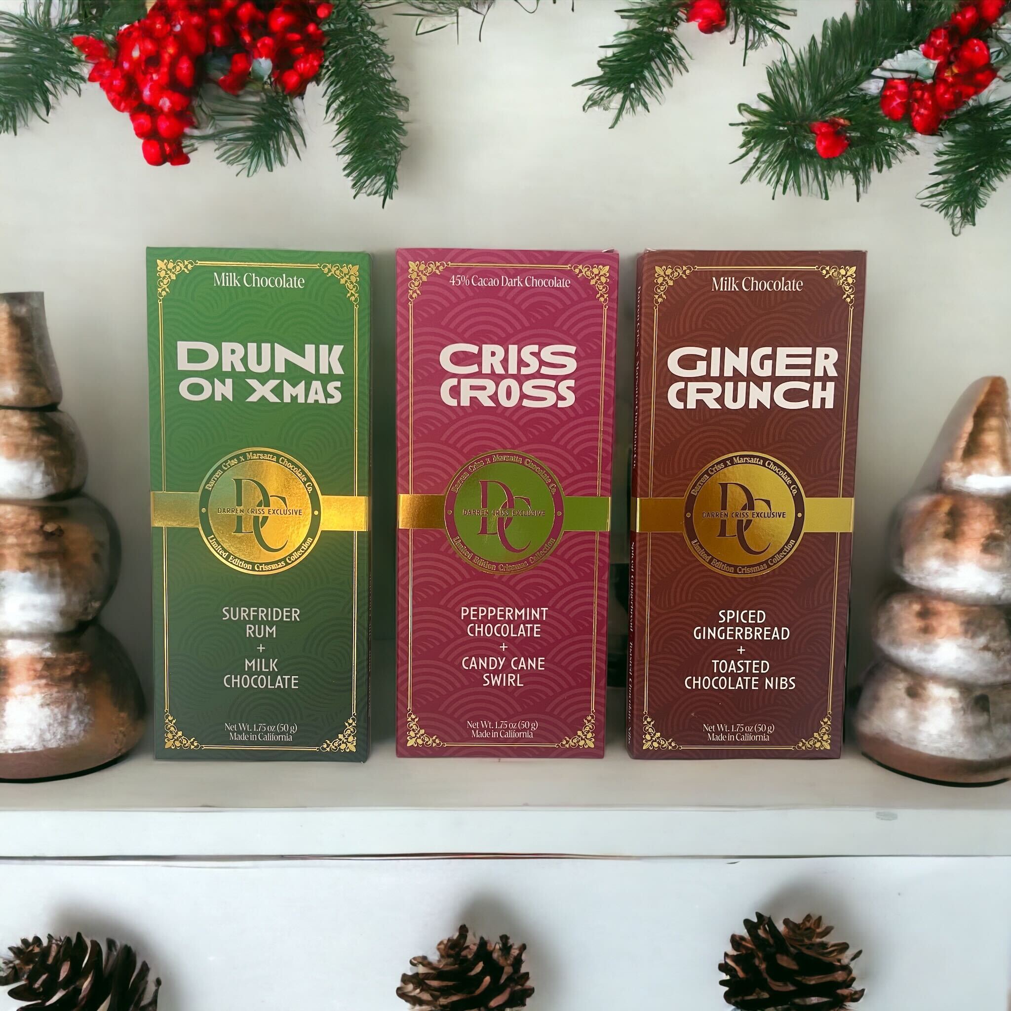 Darren Criss x Marsatta Chocolate Limited Edition Crissmas Bars