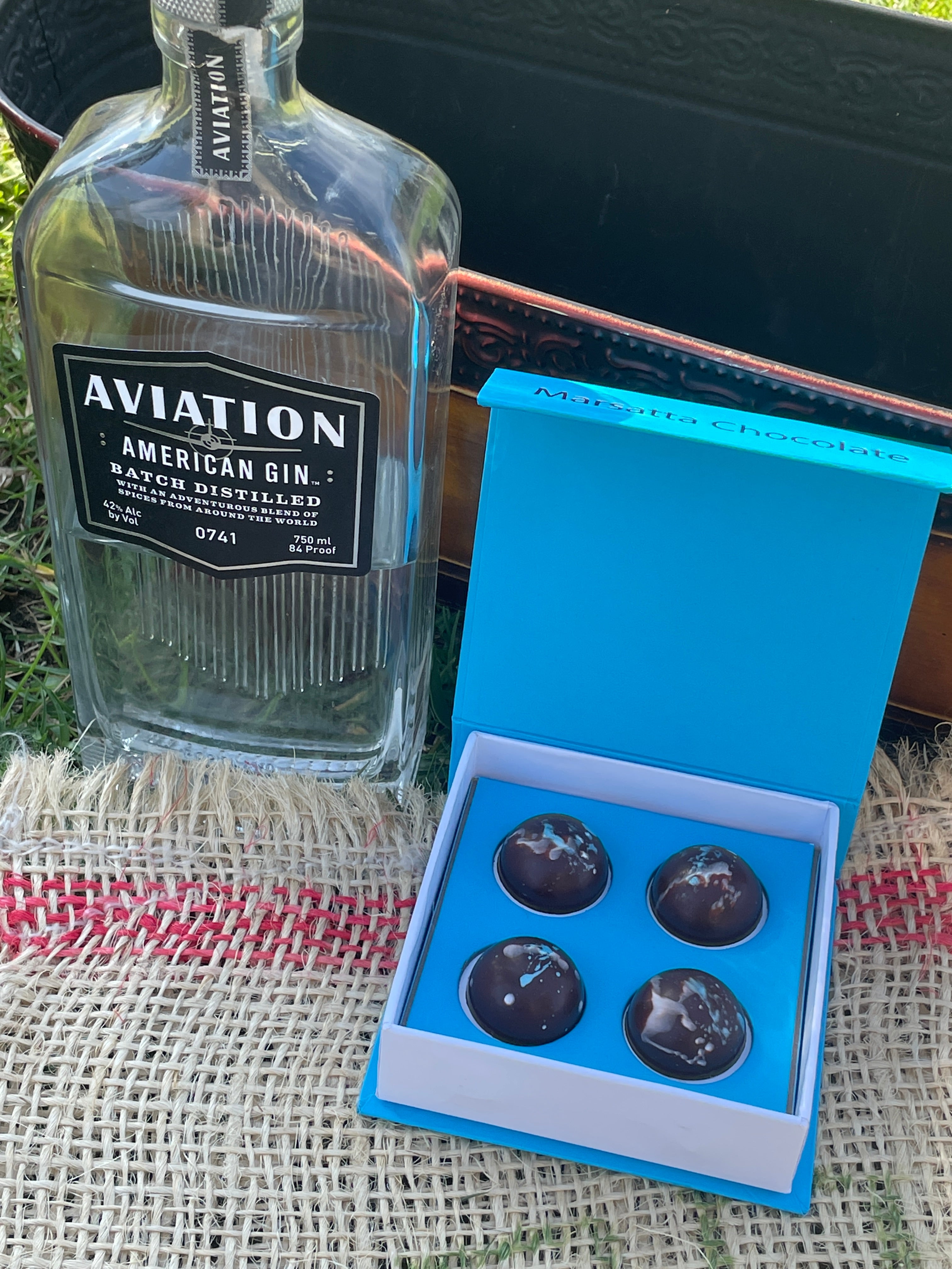 "Marsatta's 19th Birthday" - Aviator Gin Infused Bonbon (4 Piece)