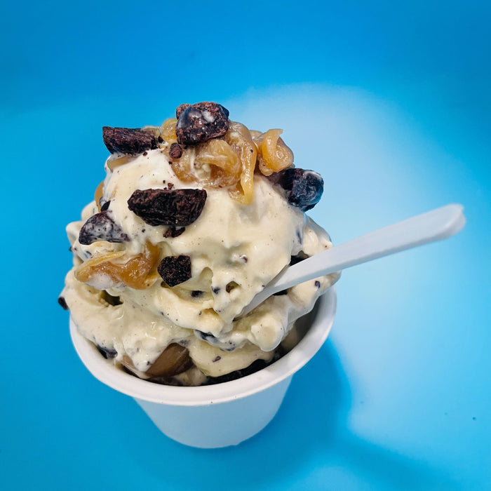 Try a Smog City Infused Frozen Treat for FREE today only, with Caramel and Chocolate Swirl!
