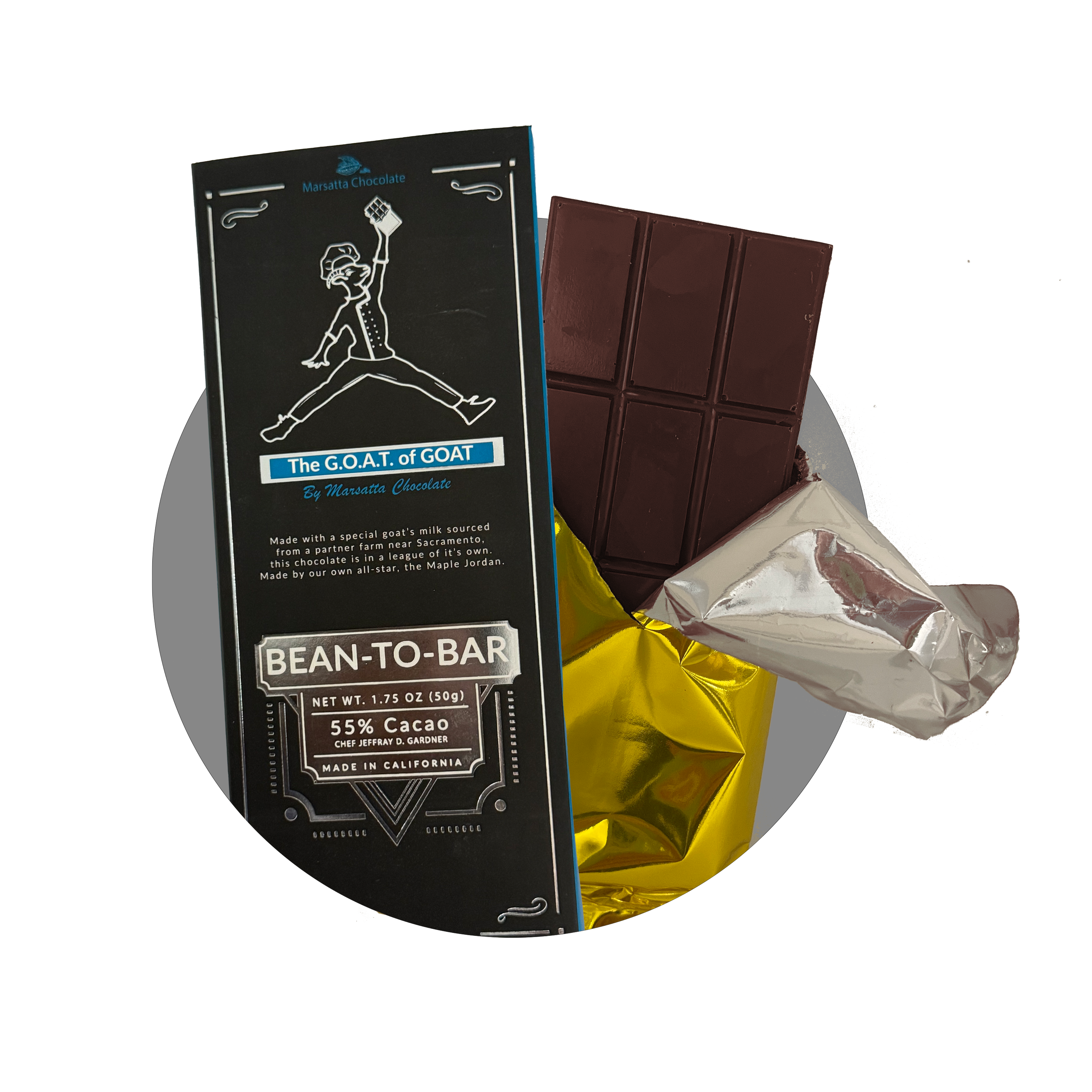 "G.O.A.T. Milk" - 55% Bean-To-Bar Chocolate