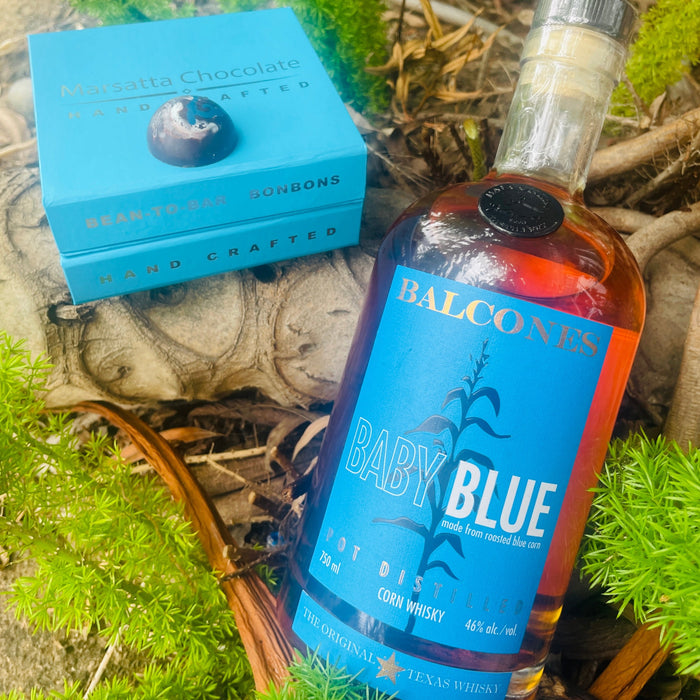 "20th Anniversary" - Baby Blue Whisky Infused Bonbon