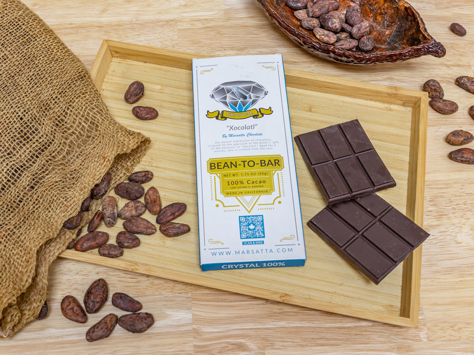 "Crystal Label" -  100% Bean-To-Bar Chocolate