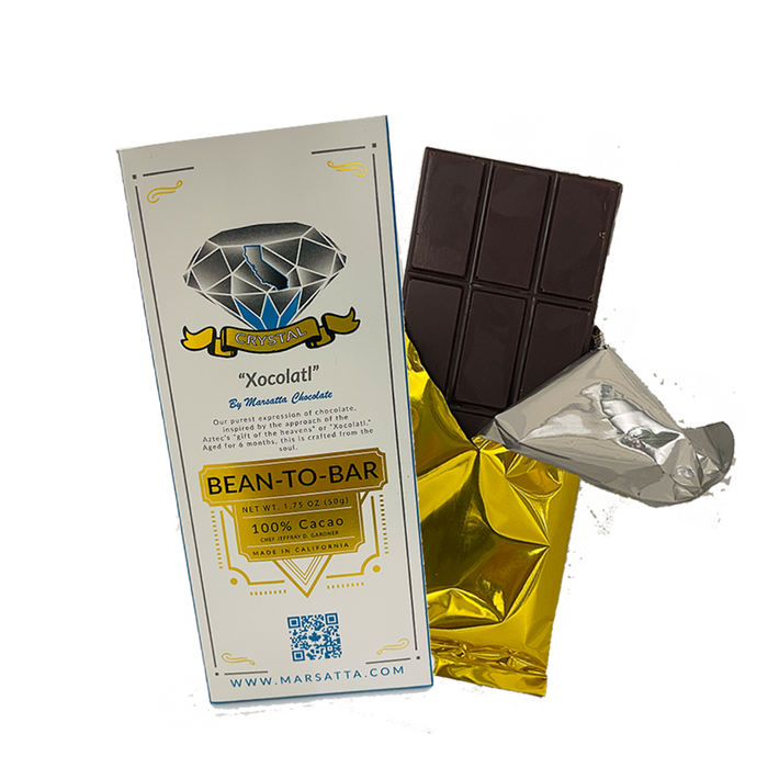 "Crystal Label" -  100% Bean-To-Bar Chocolate