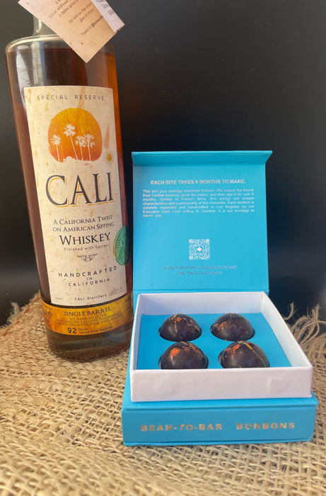"Winter Collection" - Whiskey Infused Chocolate (4 Piece)