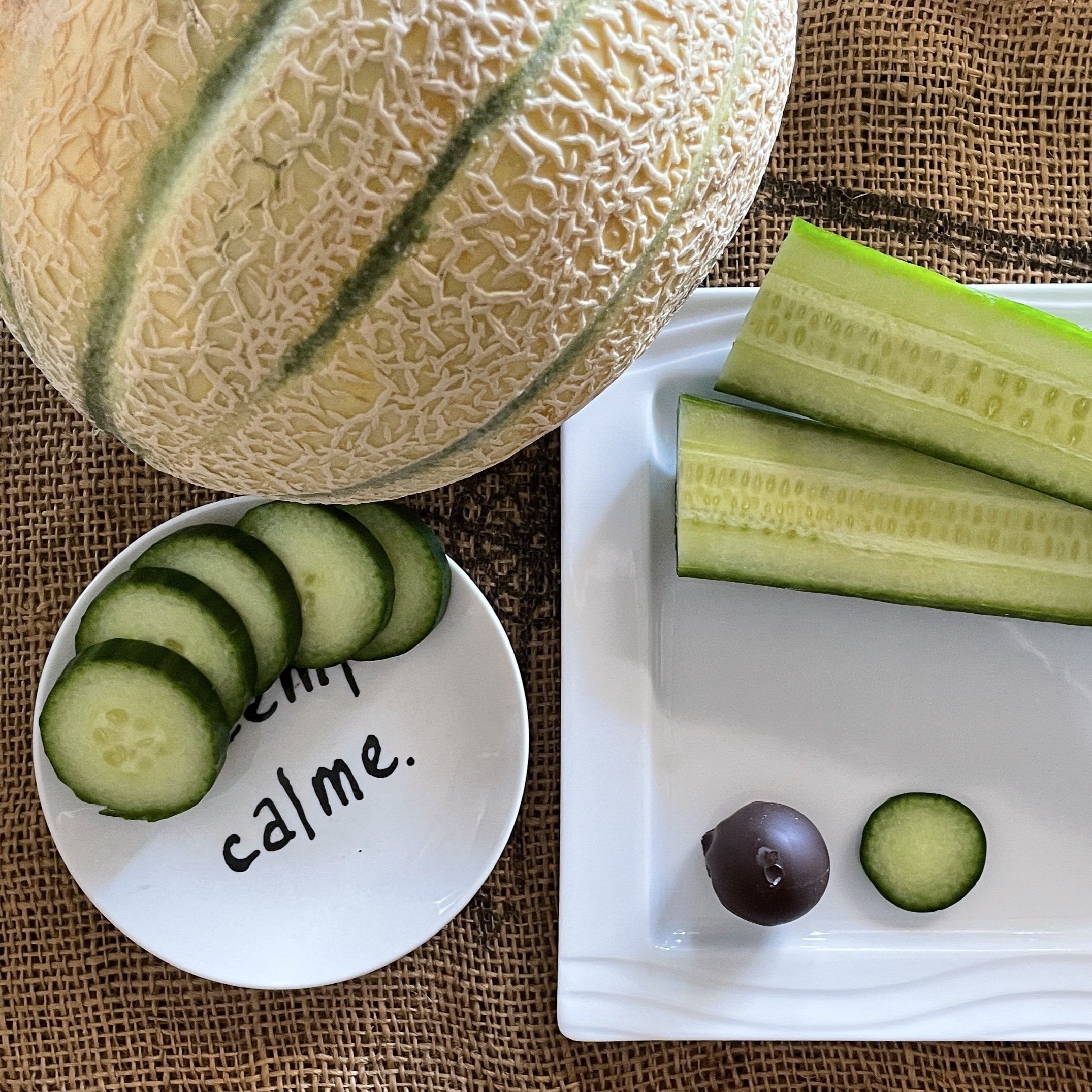 "Summer Margarita" - Crisp Cucumber and Melon (4 Piece)