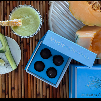 "Summer Margarita" - Crisp Cucumber and Melon (4 Piece)