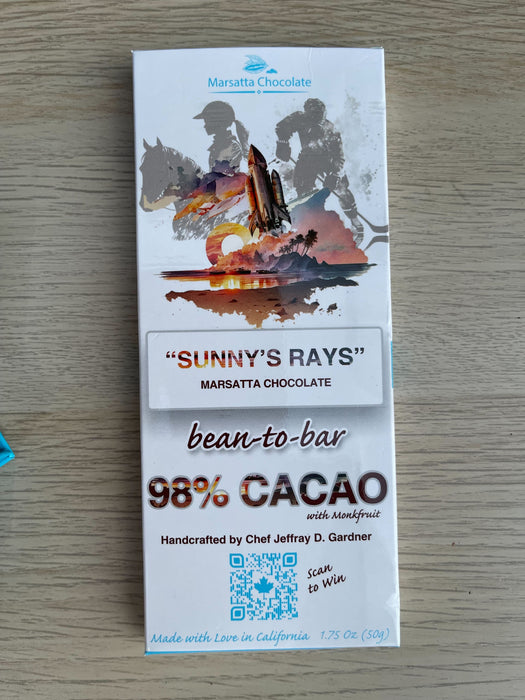 "Sunny's Rays" -  98% Bean-To-Bar Chocolate