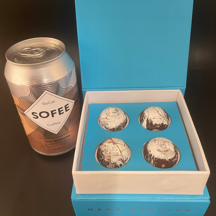 "Marsatta's 19th Birthday" - Orange Crème Macchiato Bonbon (4 Piece)